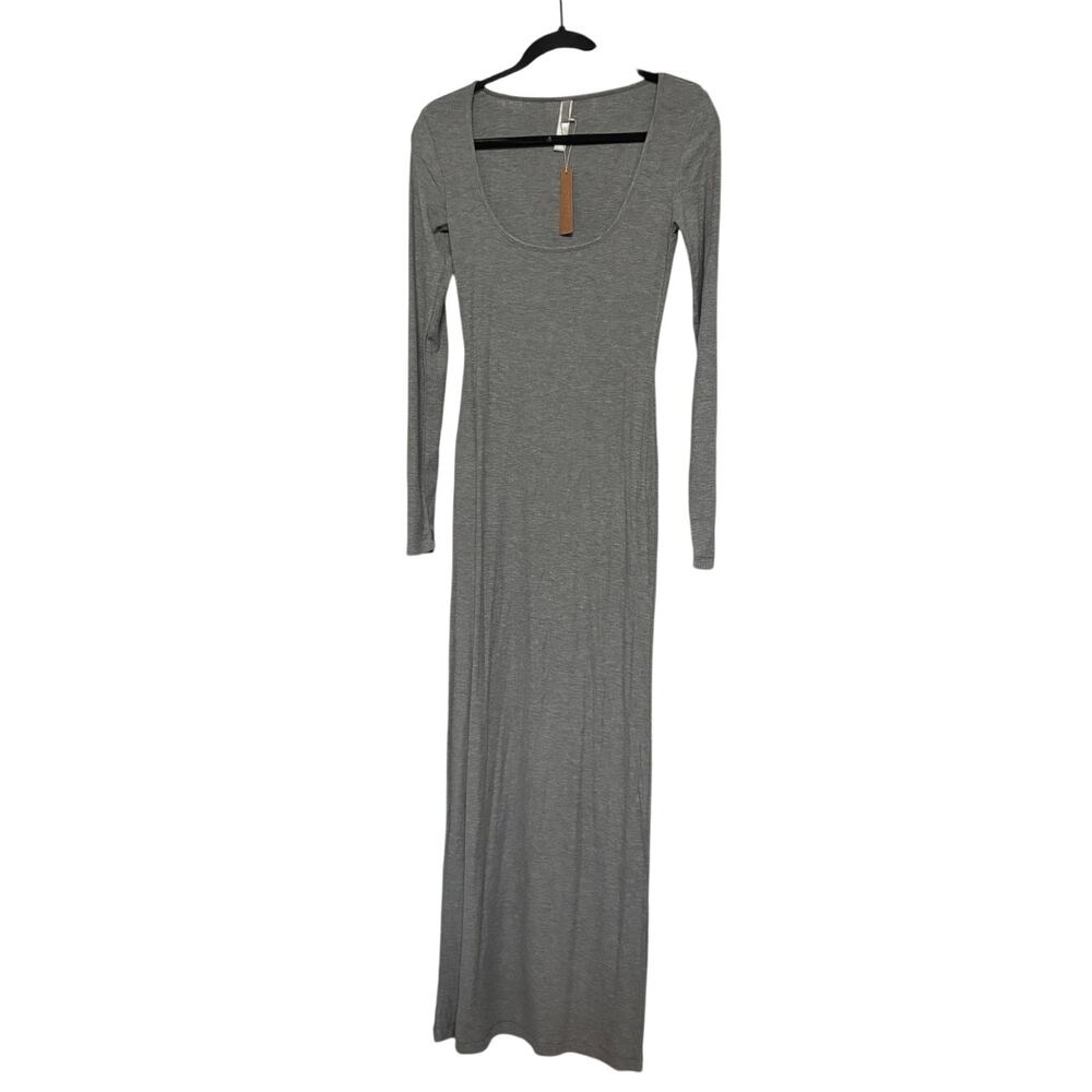 Skims Soft Lounge Long Sleeve Dress NWT Comfy Casual Large